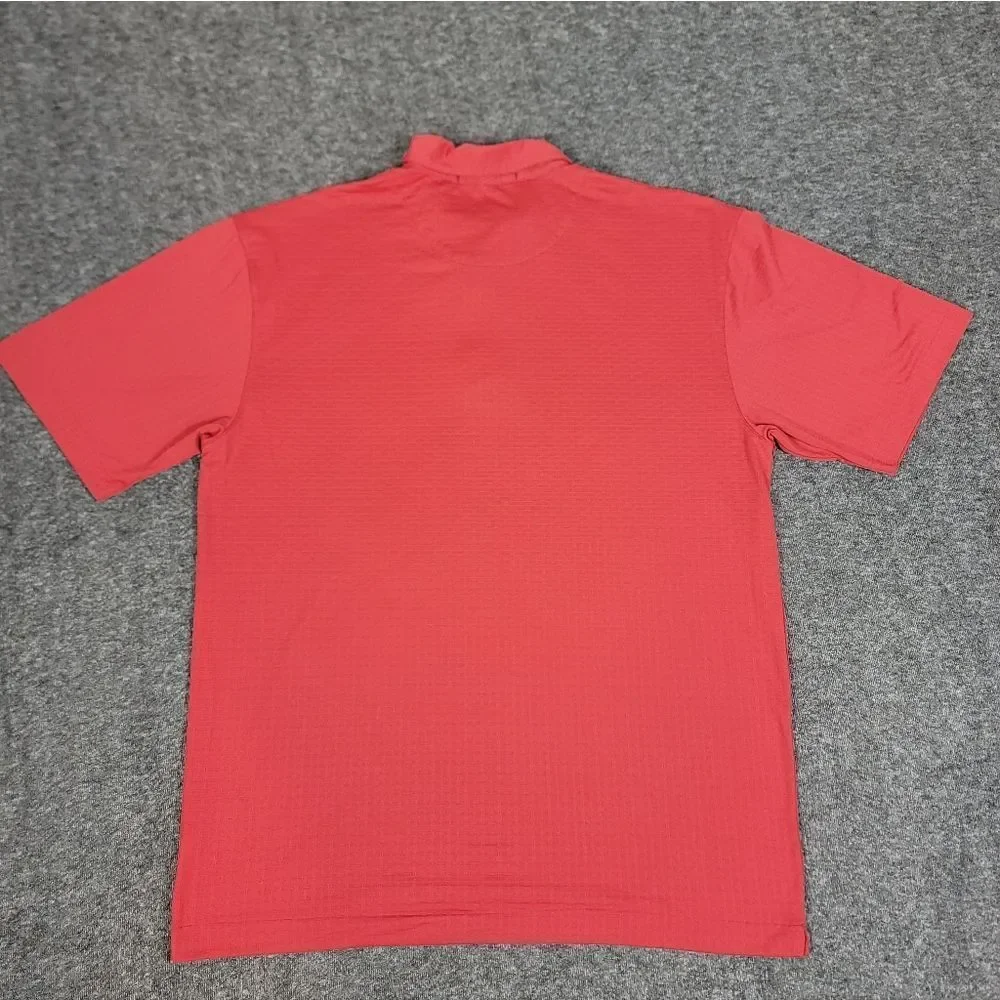 Nike Tiger Woods Collection Polo Shirt Men L Red 2012 Legacy Era Golf